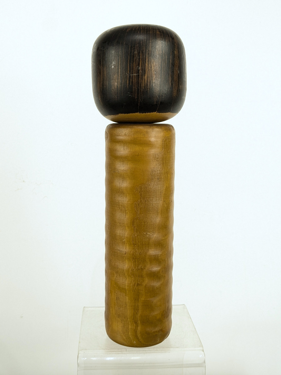 Kokeshi mod&eacute;le feuilles d&#039; Automne - O. Usaburo circa 1970 /n&deg;2 ham 04 10 23 -photo-4