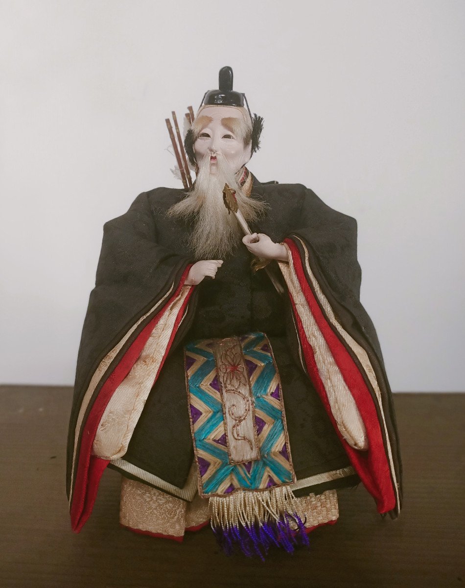 Poupées samouraï et shogun - hina matsuri - Japon 1930-50#376-photo-4