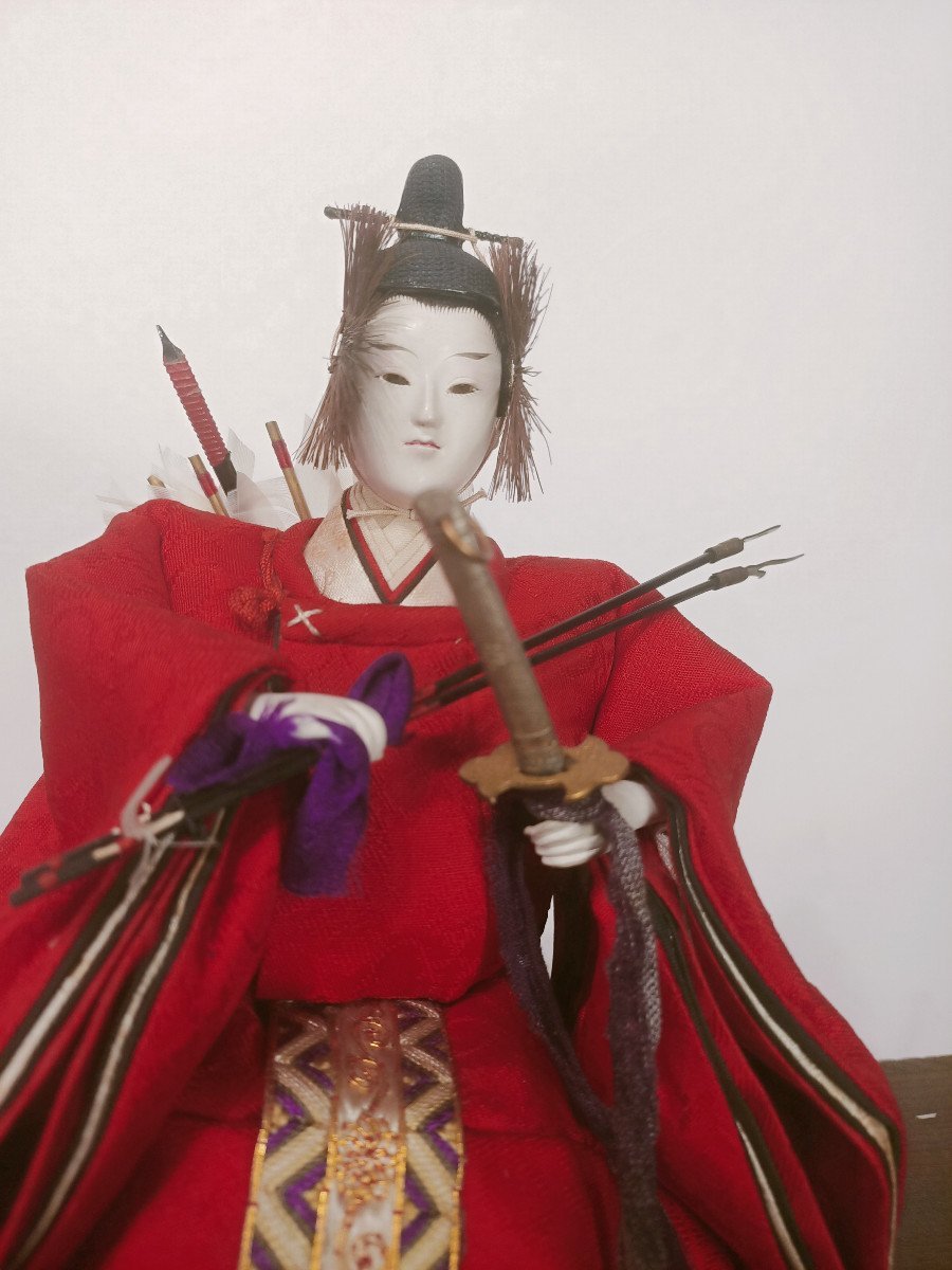Deux poupées samouraï - hina matsuri - Japon 1930-50 - n°2#377-photo-6