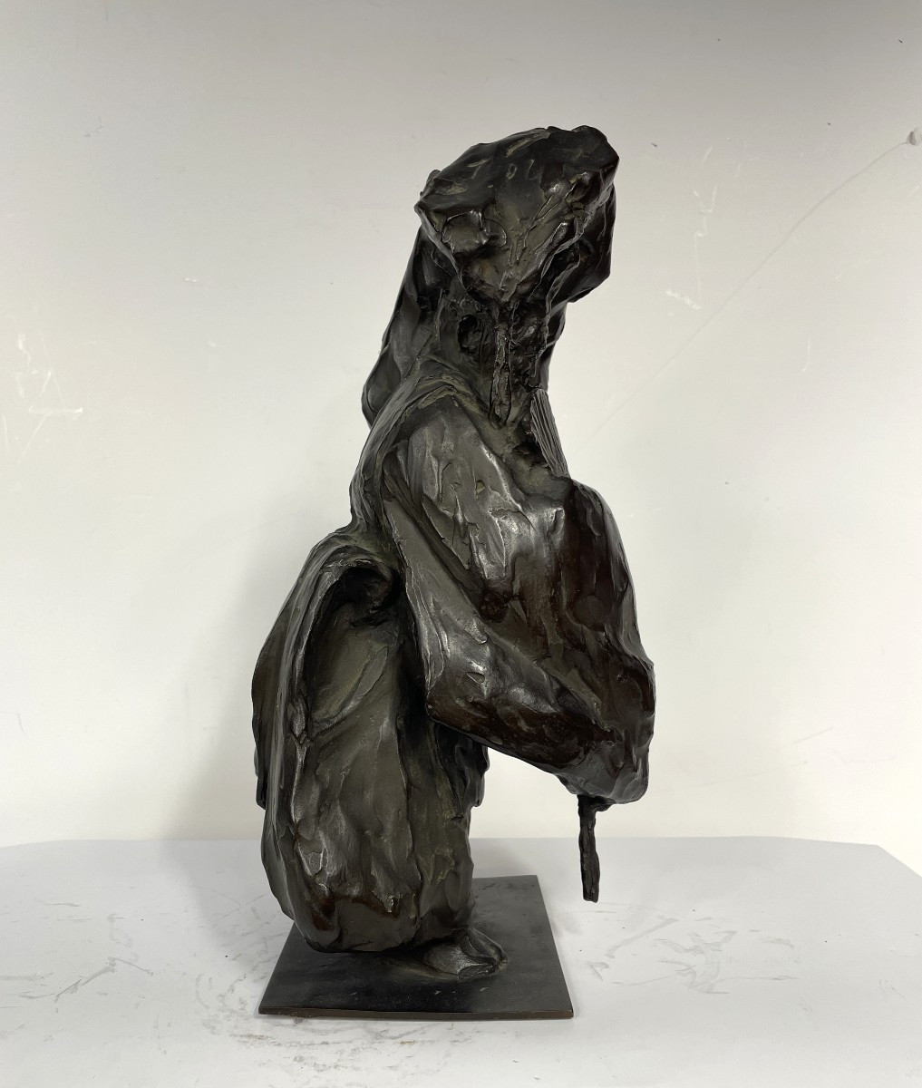 Danseur de théâtre Noh - bronze par Shokichi HATA 1882 - 1966 #709-photo-4