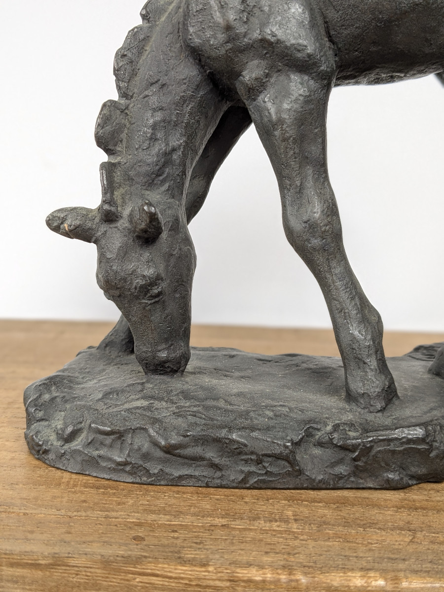 Bronze Foal By Junji Wakebe 191-1995 #728-photo-2