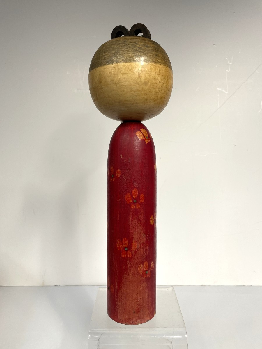 Kokeshi With Double Darling - Takashi Hajime 1918-2002 - Hama1024-12-photo-3