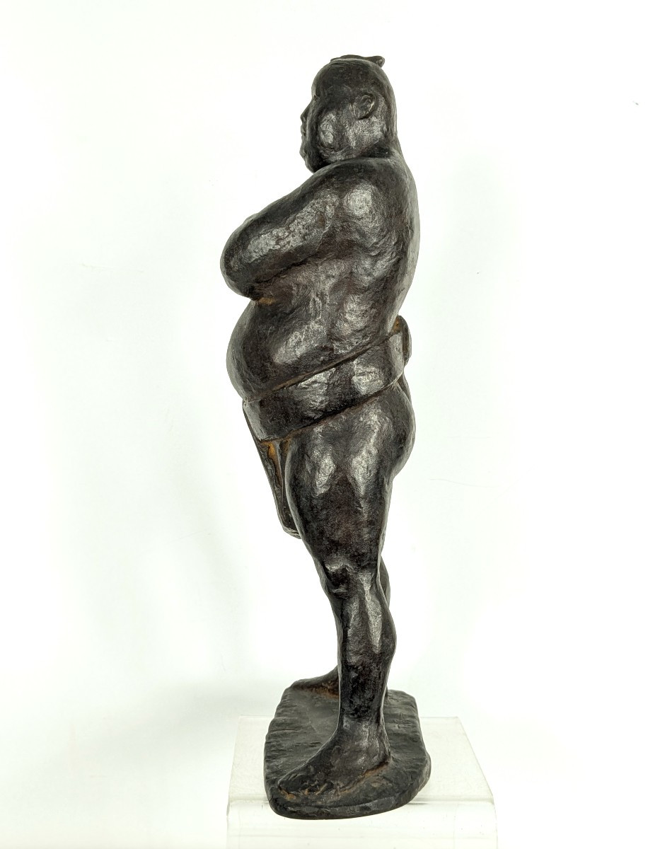 Le Sumo - bronze circa 1950-60 - monogramme #635 -photo-2