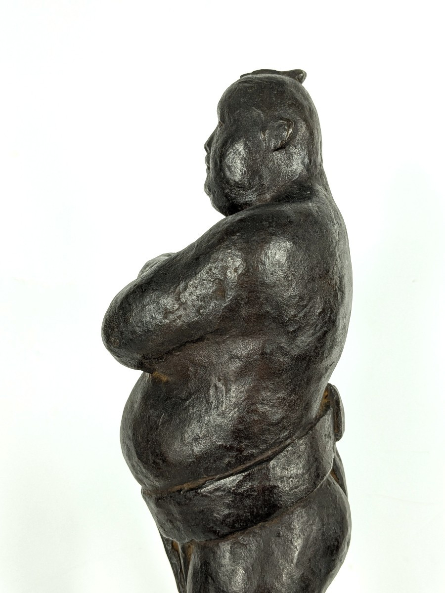 Le Sumo - bronze circa 1950-60 - monogramme #635 -photo-3
