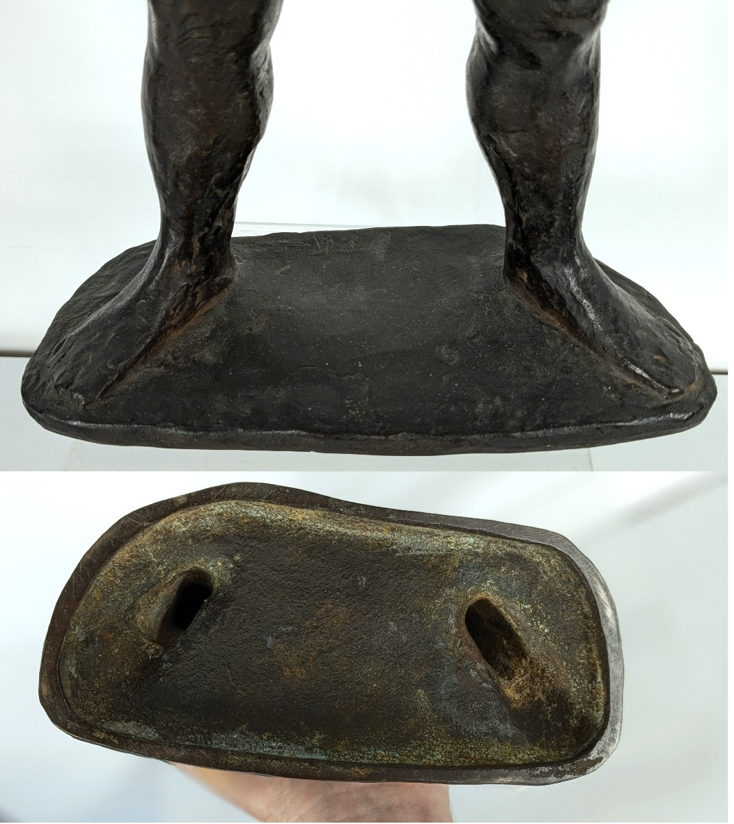 Le Sumo - bronze circa 1950-60 - monogramme #635 -photo-8
