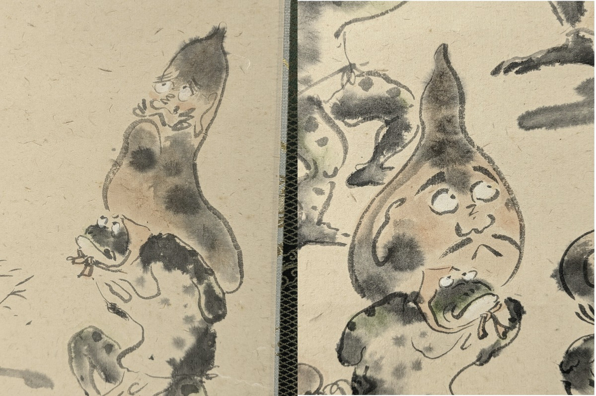La procession de grenouilles - Rouleau circa 1950-60 par Kazuya SASAGAWA (1930-2012) #jdku782-photo-4