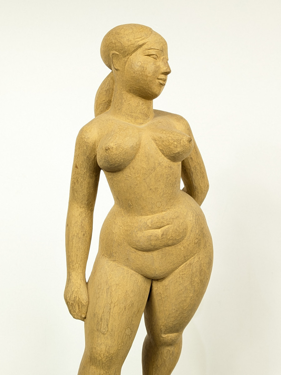 Venus - par Usagi Saeko (1919-2000) - Bois sculpé 1975 #690-photo-2
