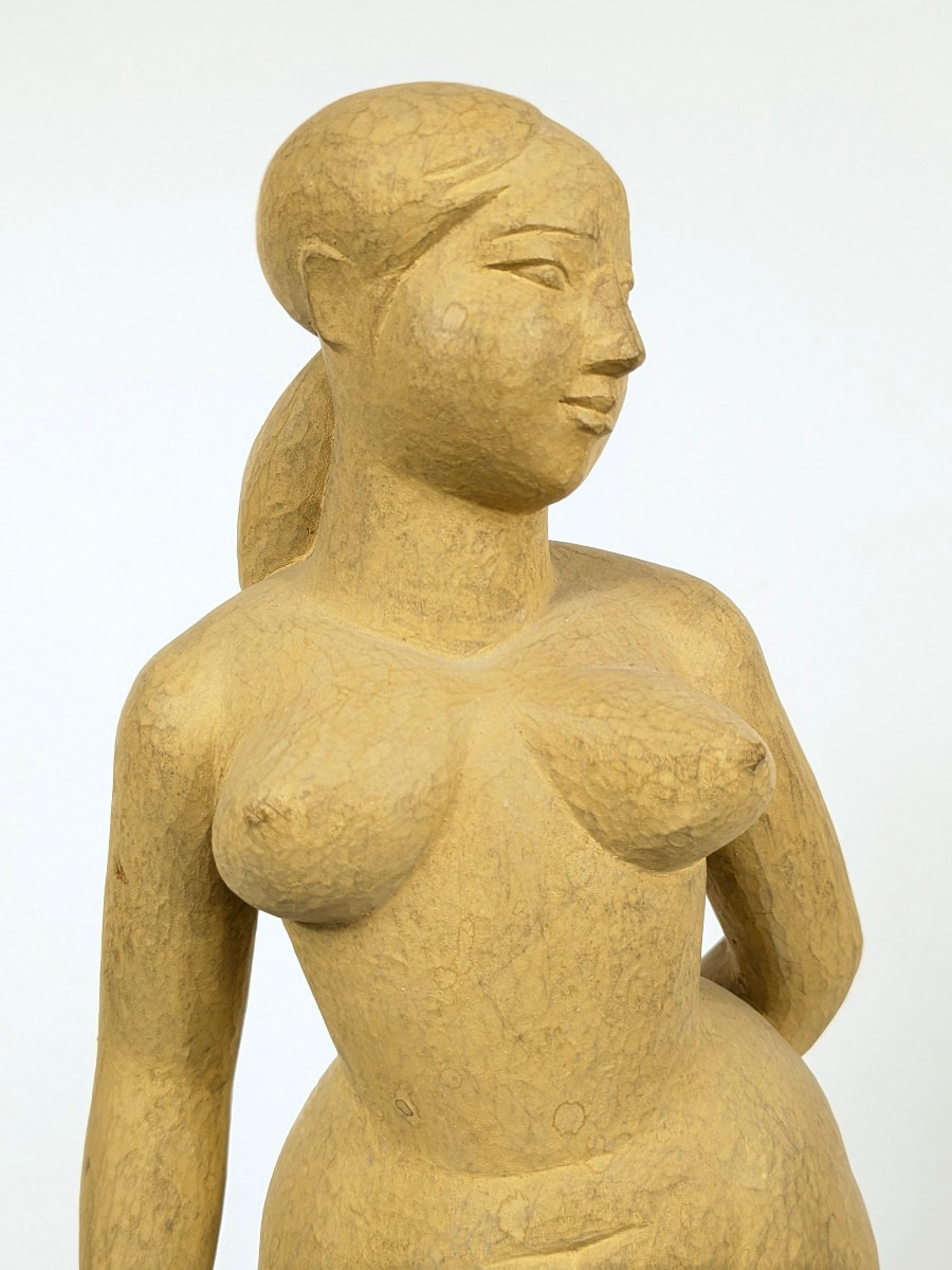 Venus - By Usagi Saeko (1919-2000) - Woodcarving 1975 #690-photo-4