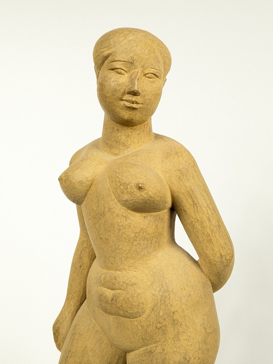 Venus - par Usagi Saeko (1919-2000) - Bois sculpé 1975 #690-photo-1