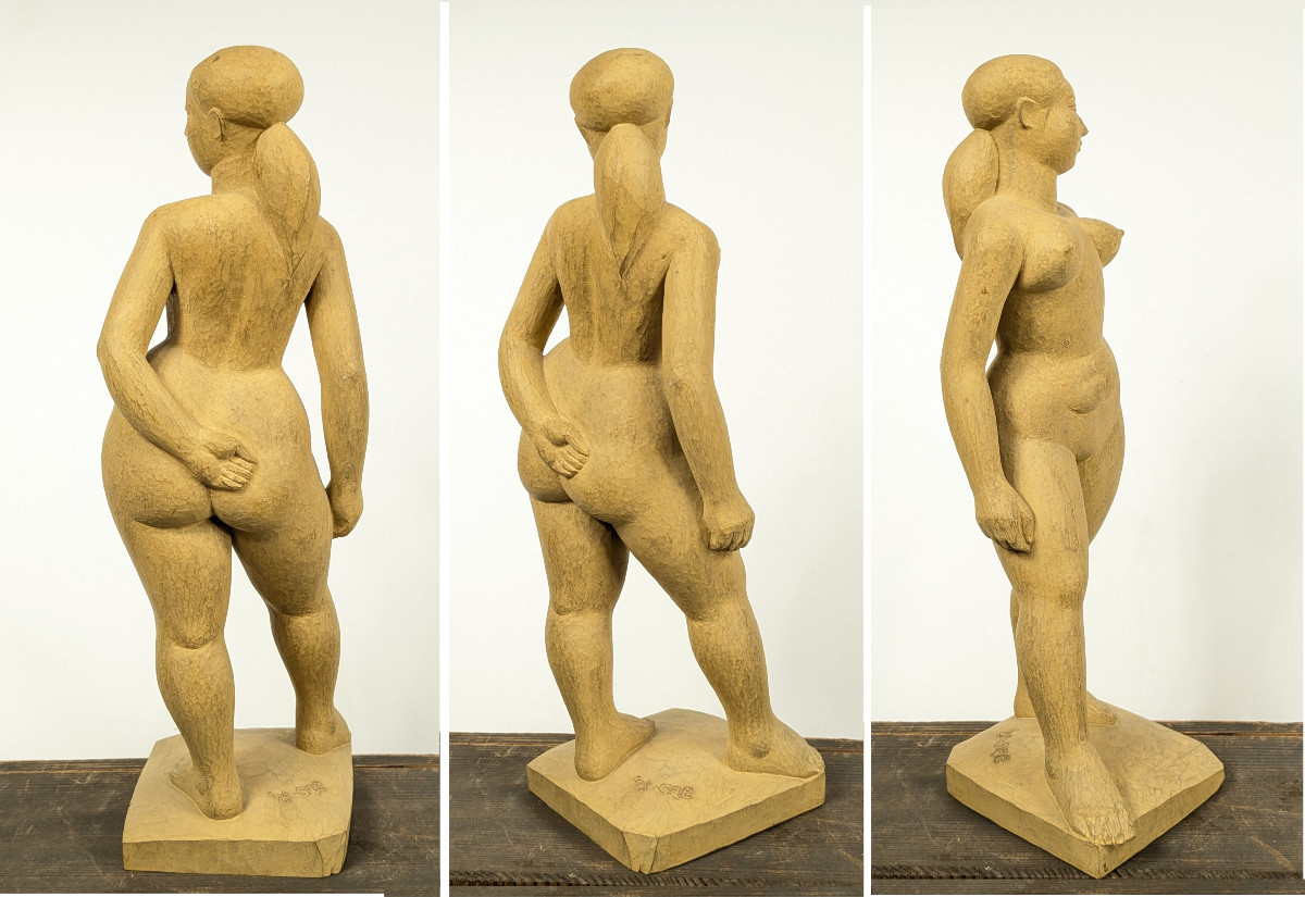 Venus - par Usagi Saeko (1919-2000) - Bois sculpé 1975 #690-photo-6