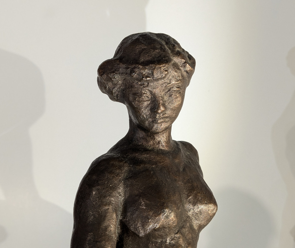 Nu au rocher - Takashi Mine 1913-2003 Japon- bronze 1953 #850-photo-7