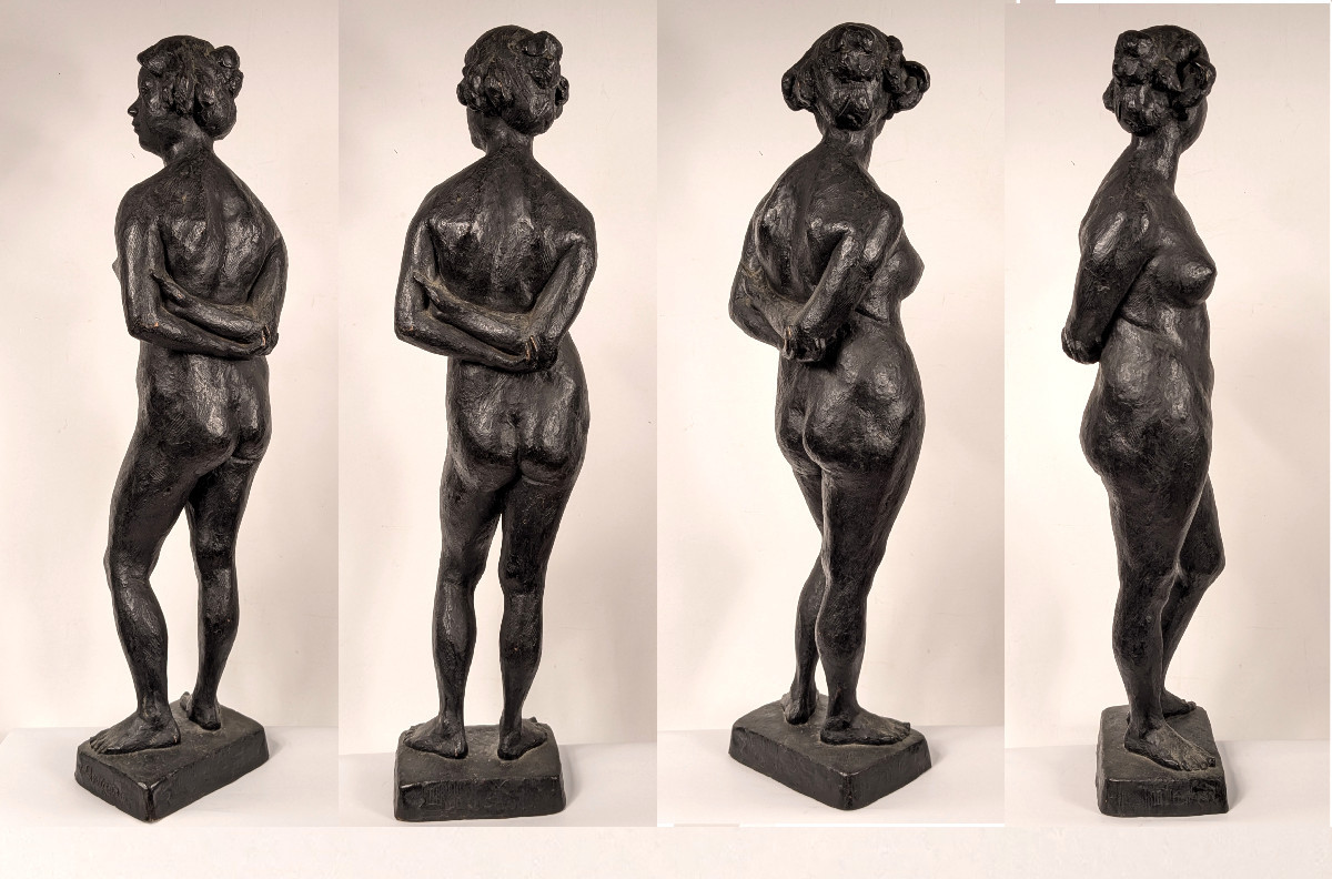 Grand nu, circa 1950-60 - bronze 73cm -  Shigeru Kinoshita 1908-1988 #901-photo-6