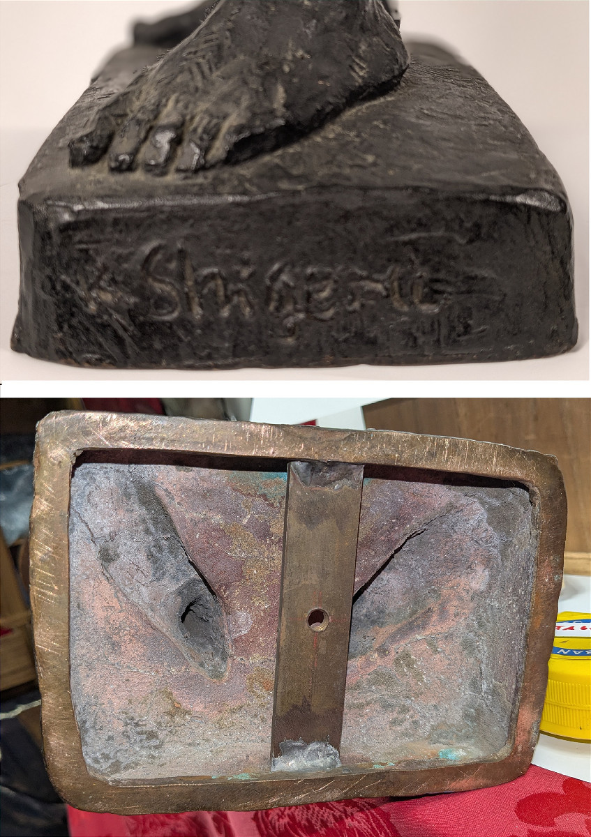 Grand nu, circa 1950-60 - bronze 73cm -  Shigeru Kinoshita 1908-1988 #901-photo-8