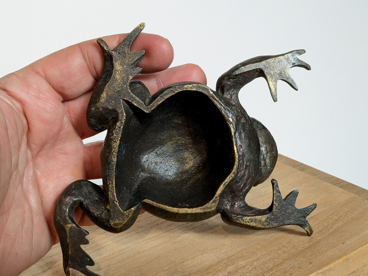 Pustular Toad - Bronze, Japan, Meiji Period, 19th Century --photo-7