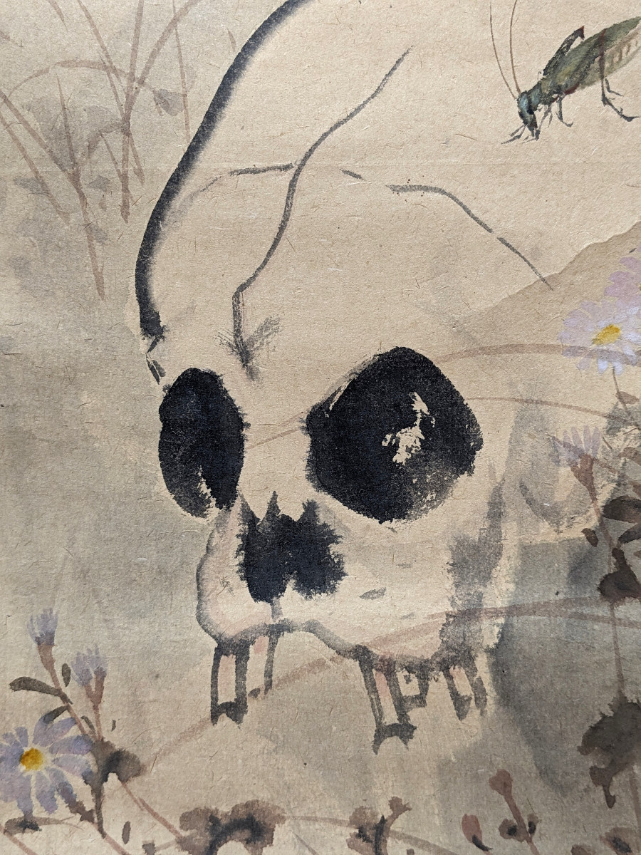 The Legend Of The Skull Of Ono Komachi, H. Iwata (1883-?) Taisho Period-photo-1