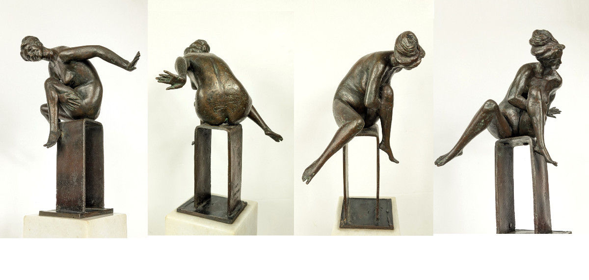 Alba 1969 - nu bronze par Yuki Shintani 1937-2006 #808-photo-5