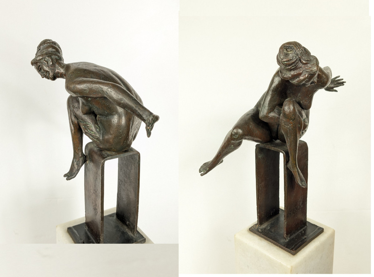 Alba 1969 - nu bronze par Yuki Shintani 1937-2006 #808-photo-6