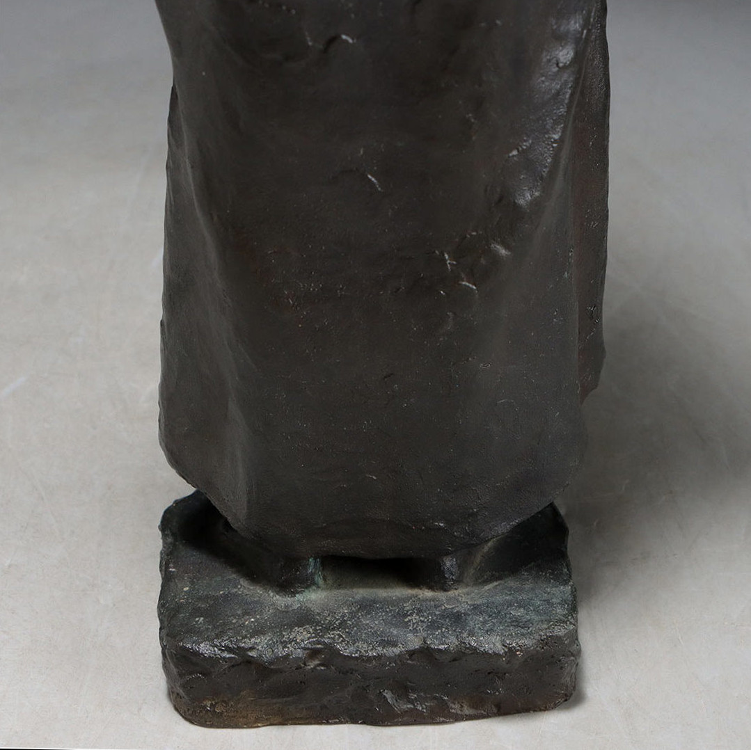 Young Girl In A Tunic - Bronze Circa 1970-80 #39-photo-6