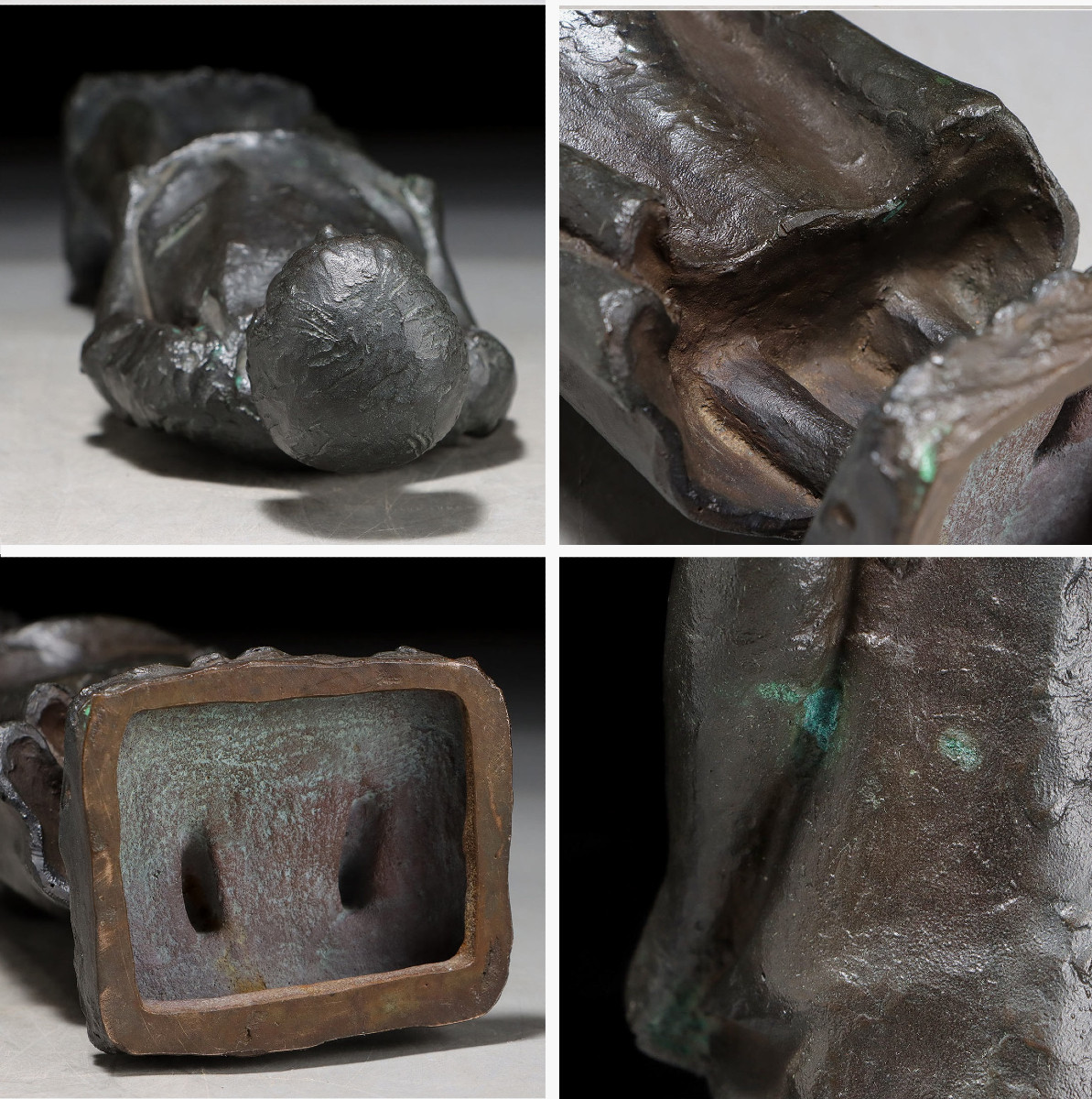 Young Girl In A Tunic - Bronze Circa 1970-80 #39-photo-7