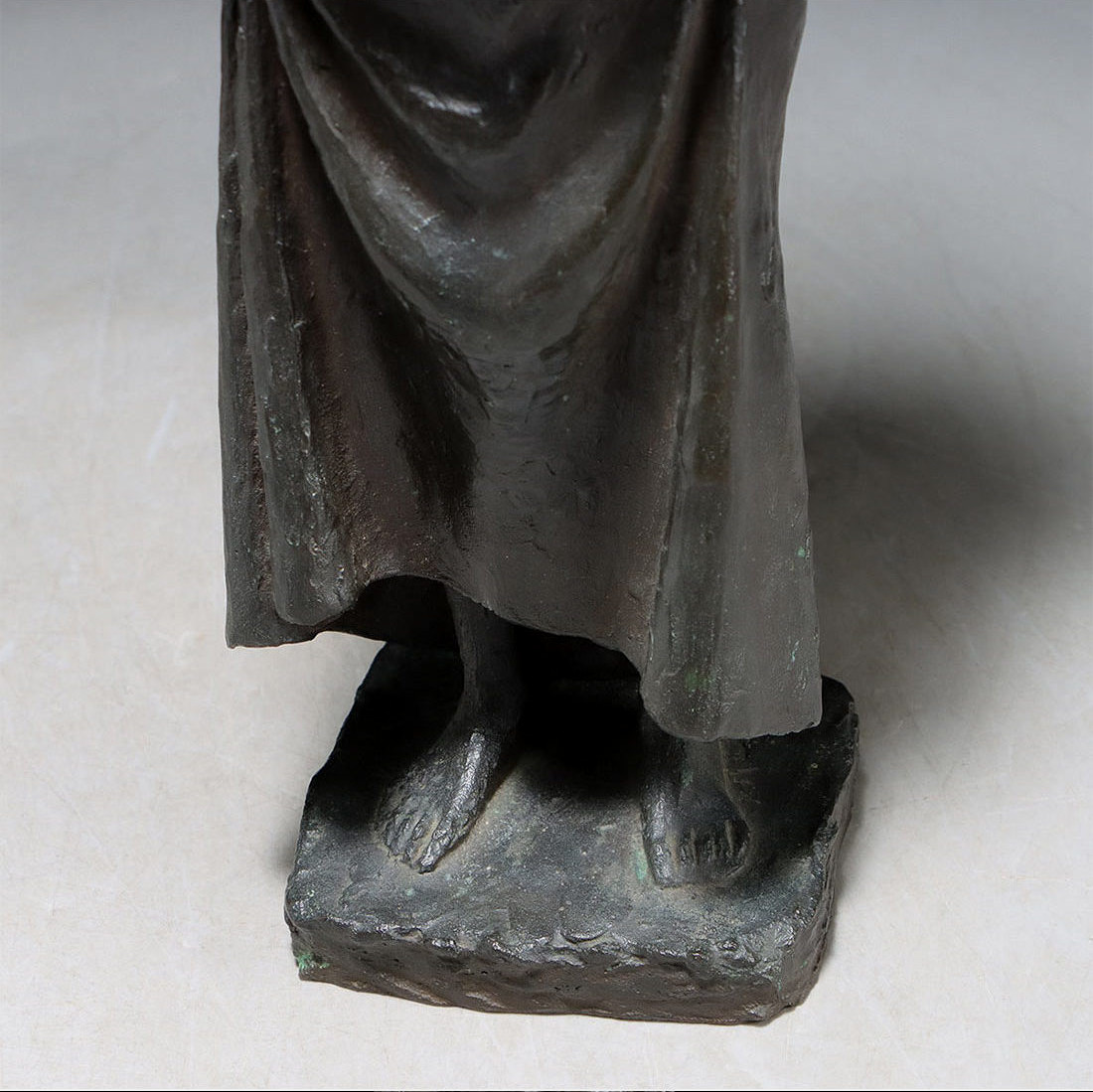 Young Girl In A Tunic - Bronze Circa 1970-80 #39-photo-8