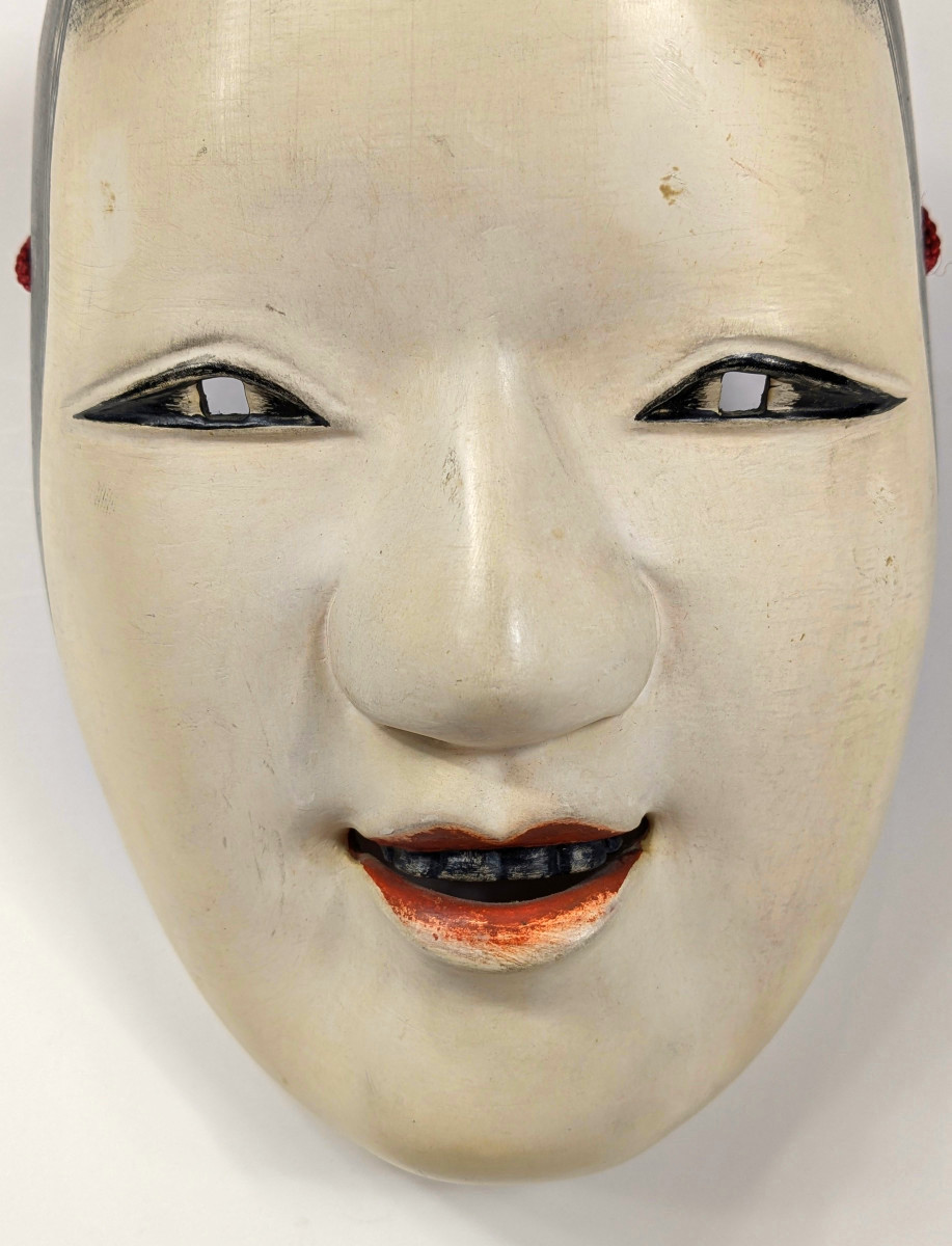 Ko-omote Girl Mask - Noh - Mid-20th Century #30-photo-2