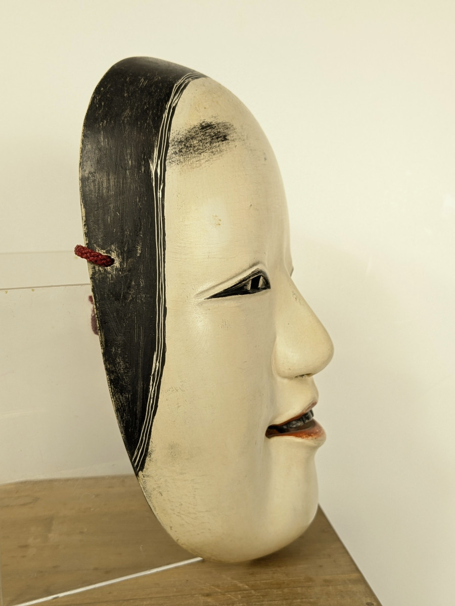 Ko-omote Girl Mask - Noh - Mid-20th Century #30-photo-4