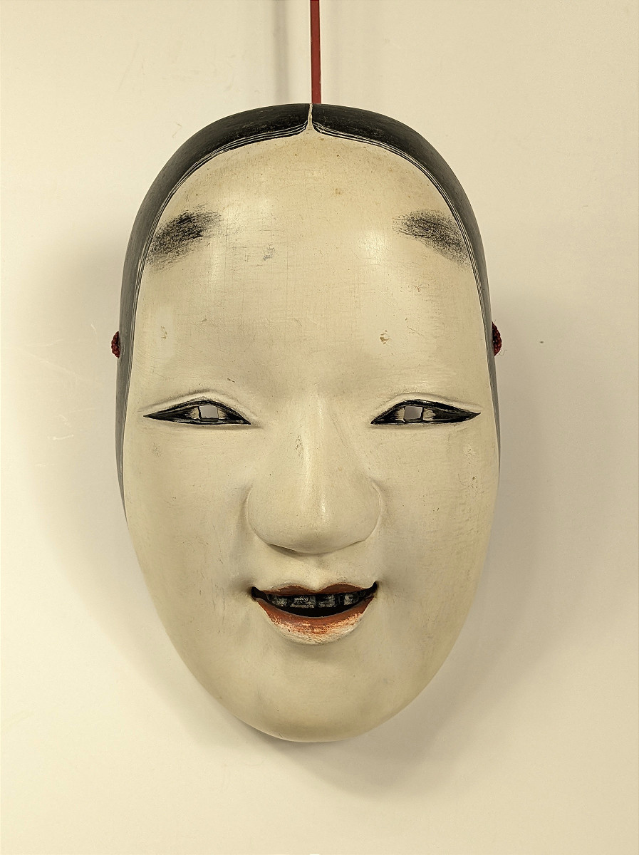 Ko-omote Girl Mask - Noh - Mid-20th Century #30