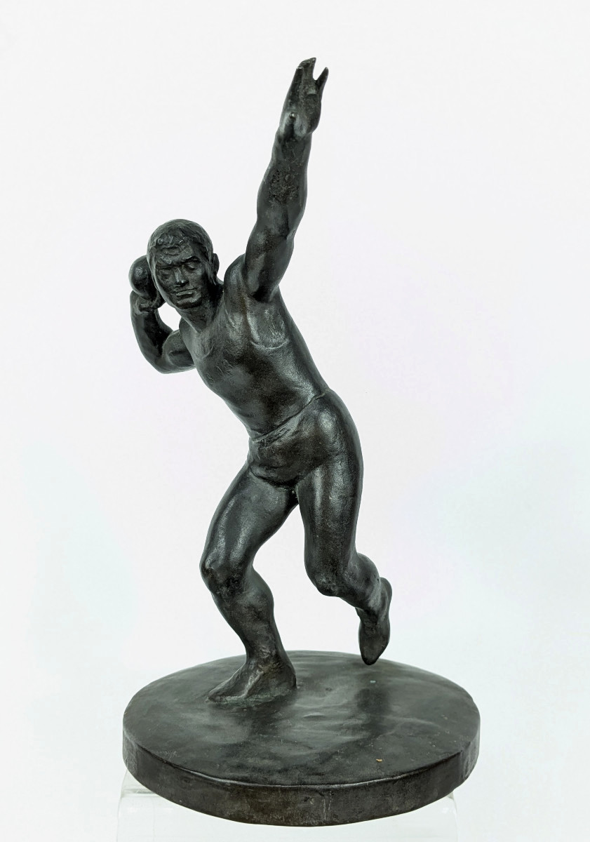Athlete - Shot Putter - Bronze 1920-30 #624-photo-4