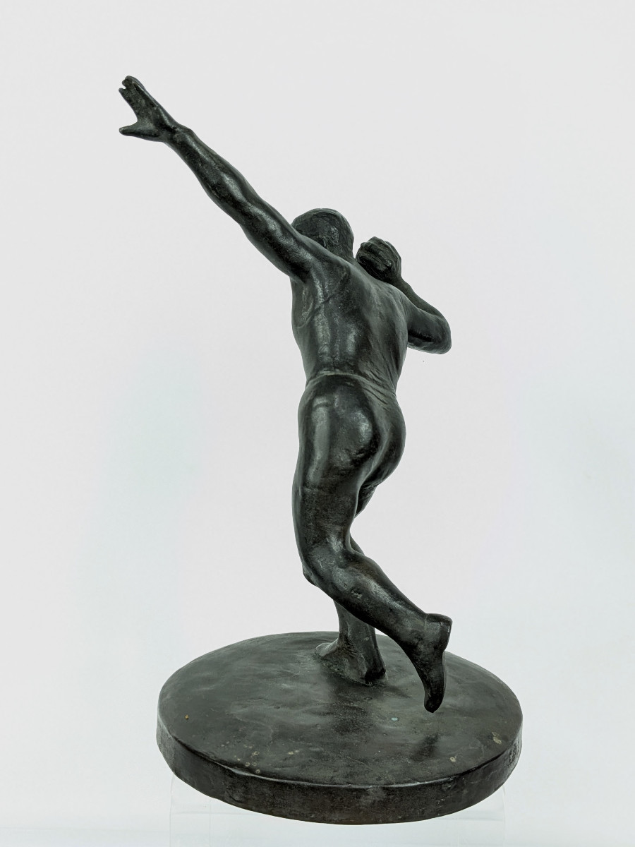 Athlete - Shot Putter - Bronze 1920-30 #624-photo-1