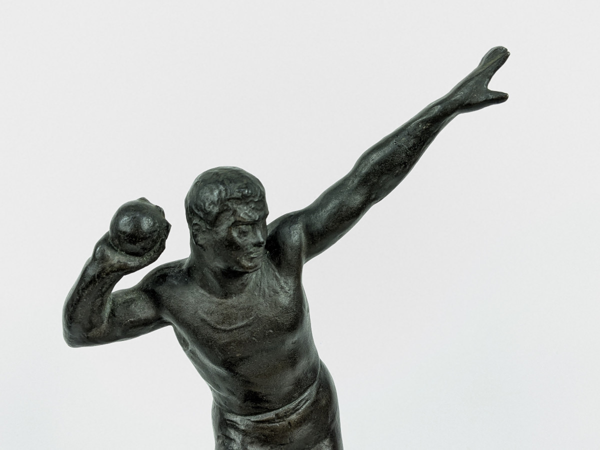 Athlete - Shot Putter - Bronze 1920-30 #624-photo-5