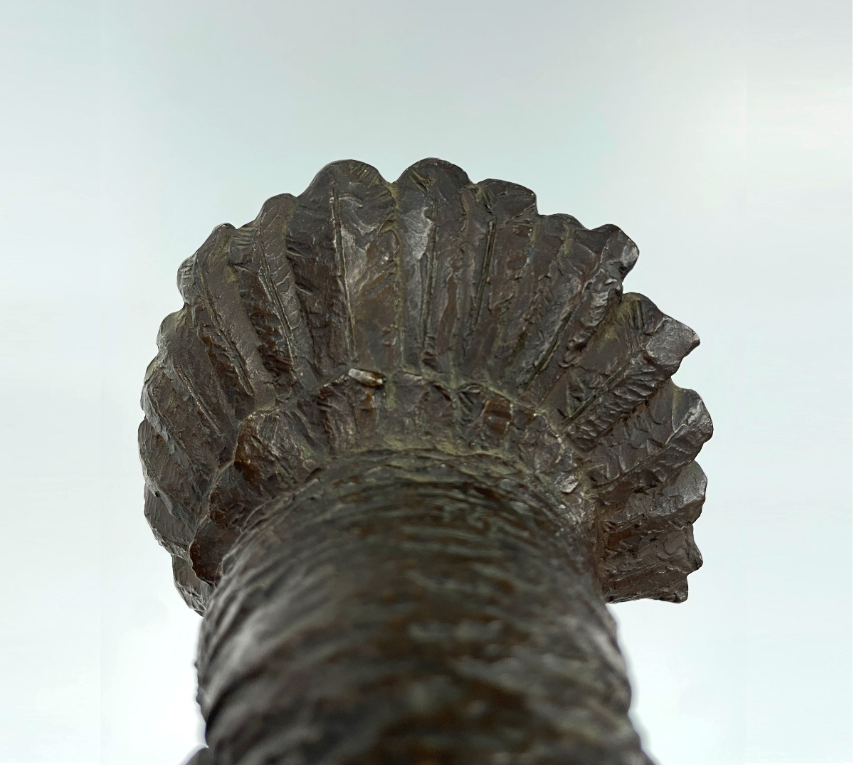 Un dindon sauvage - bronze circa 1950-60 #466-photo-6