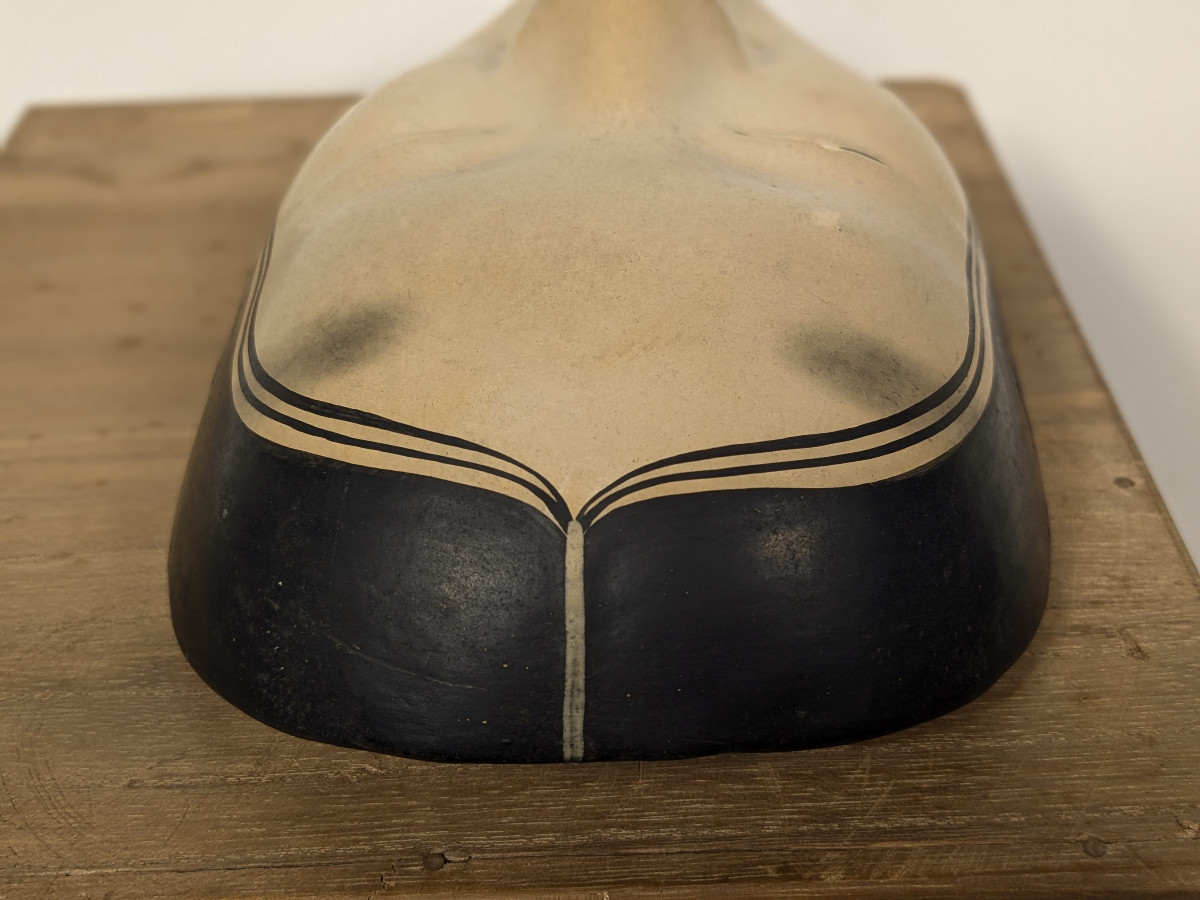 Masque Noh - ko-omote en terre cuite - travail 1930-50 #993-photo-3