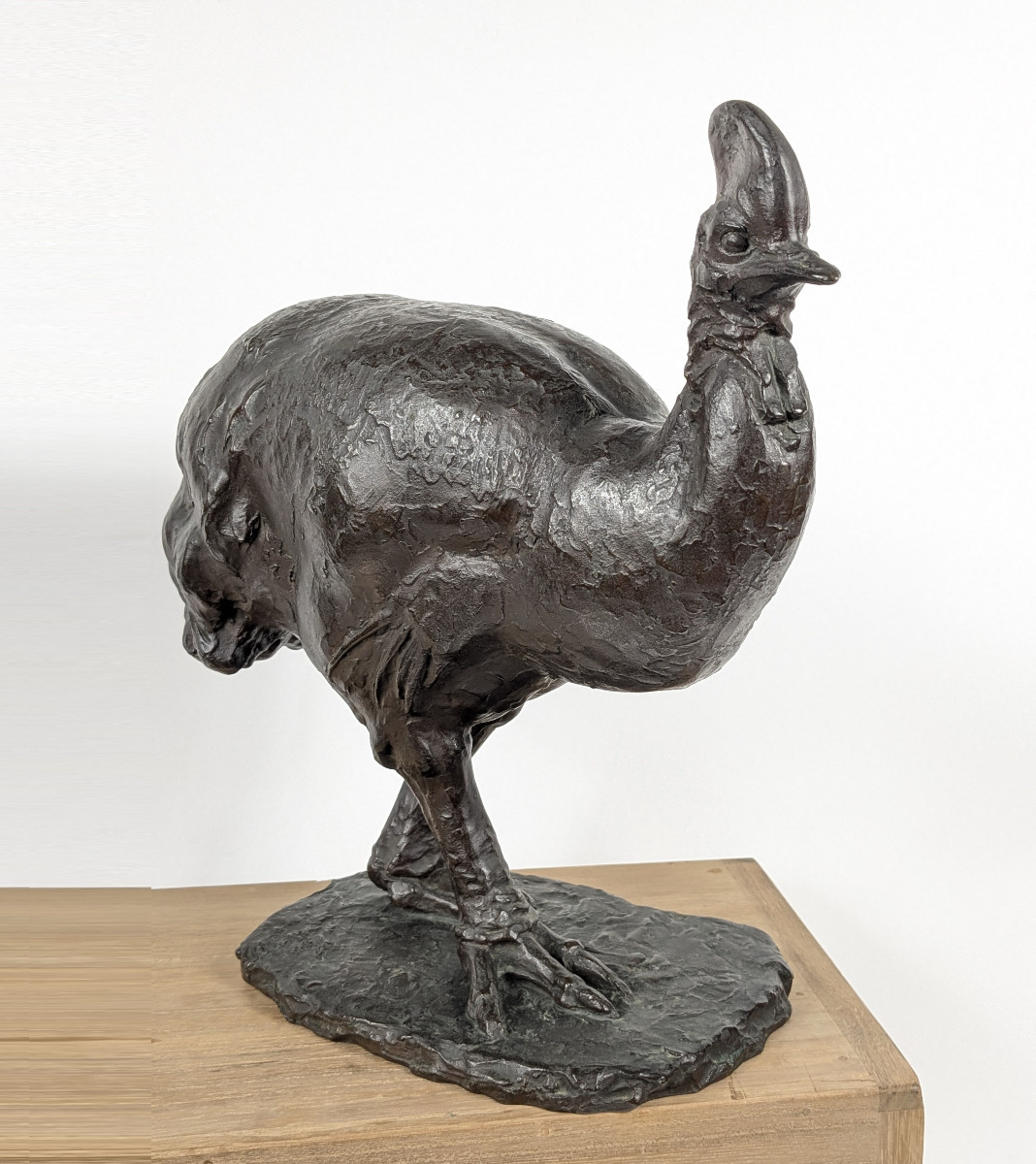 A Cassowary - Bronze By Yoshiki Hasegawa 1892 - 1974 #21-photo-3