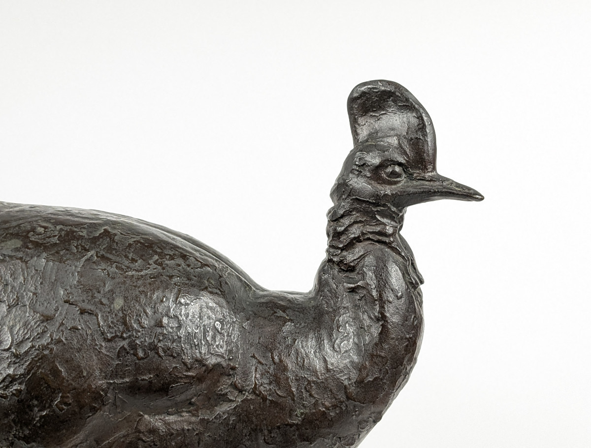 A Cassowary - Bronze By Yoshiki Hasegawa 1892 - 1974 #21-photo-6