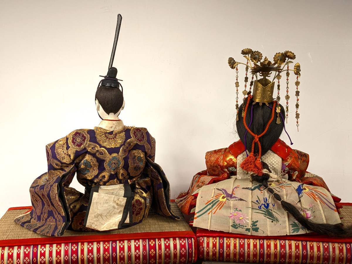 Hina Matsuri Dolls - Imperial Couple - Japan Circa 1950 #378-24-photo-5