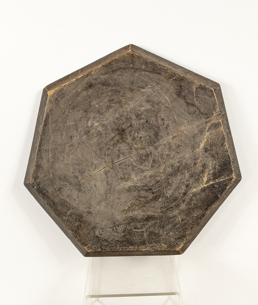 Polygonal Base, Heptagon Taisho / Early Showa Period 1920-30 - Wabi Sabi