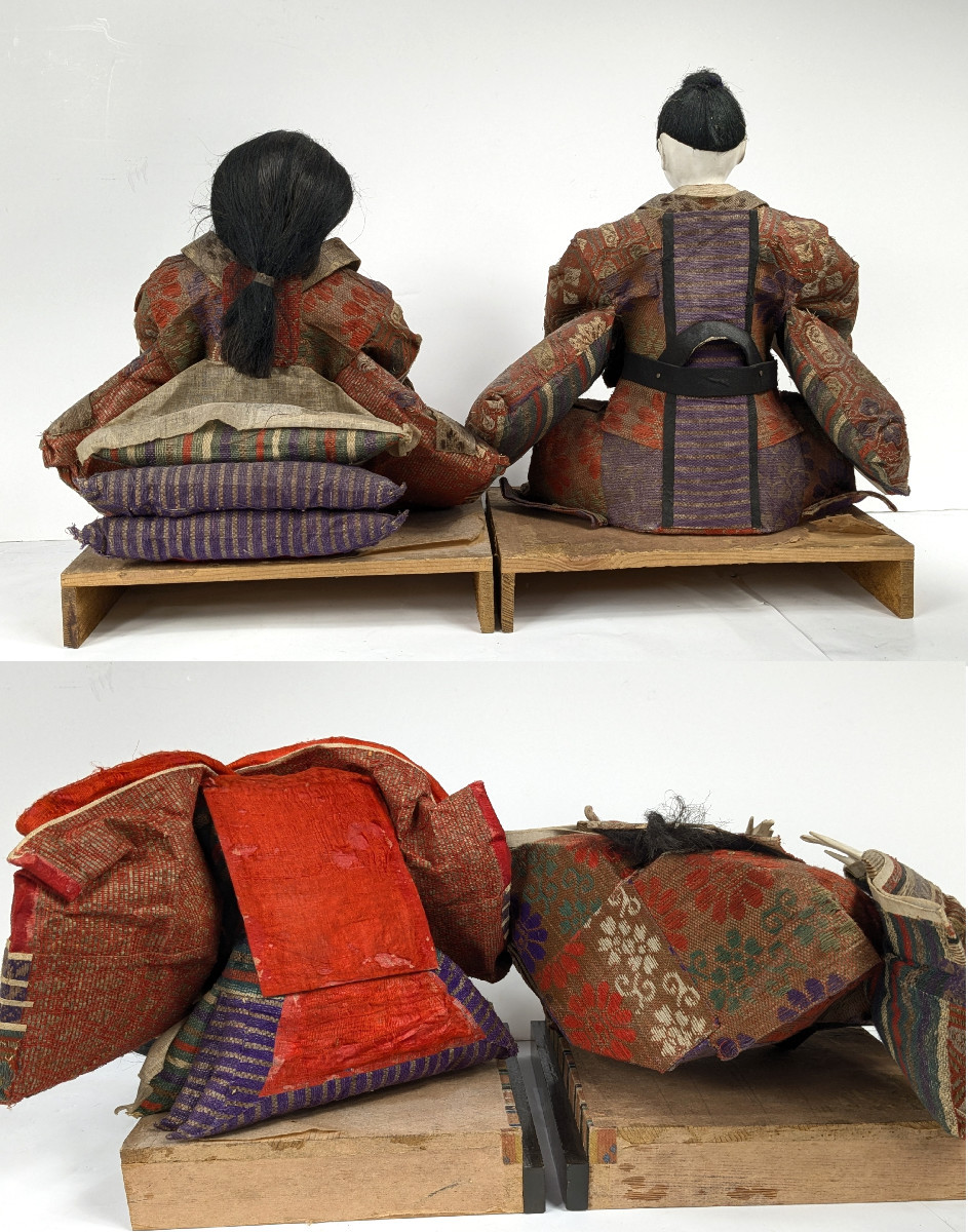Hina Matsuri Dolls - Imperial Couple - Japan Meiji / Taisho Era #ham000-photo-4