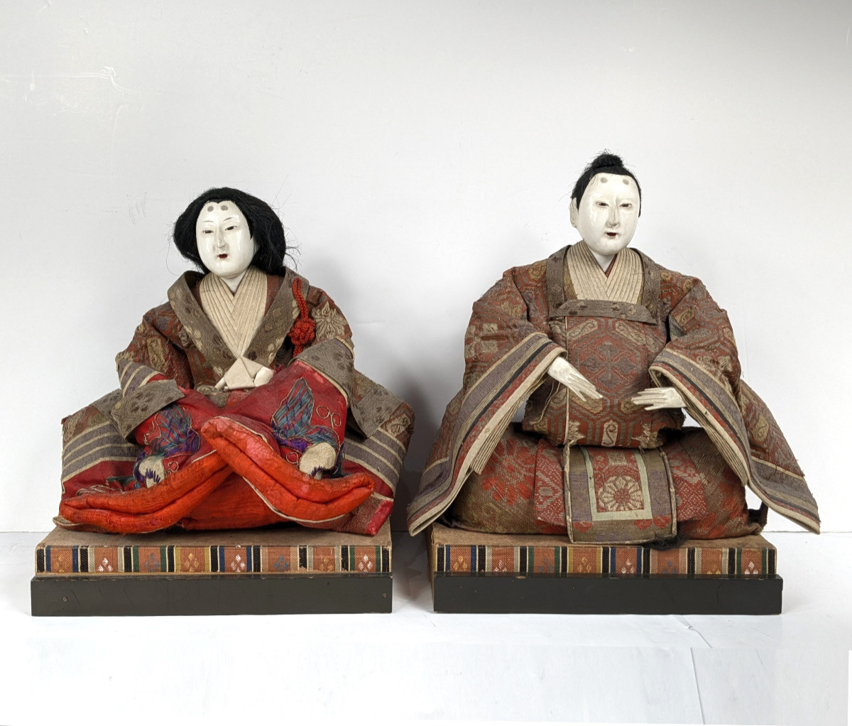 Hina Matsuri Dolls - Imperial Couple - Japan Meiji / Taisho Era #ham000