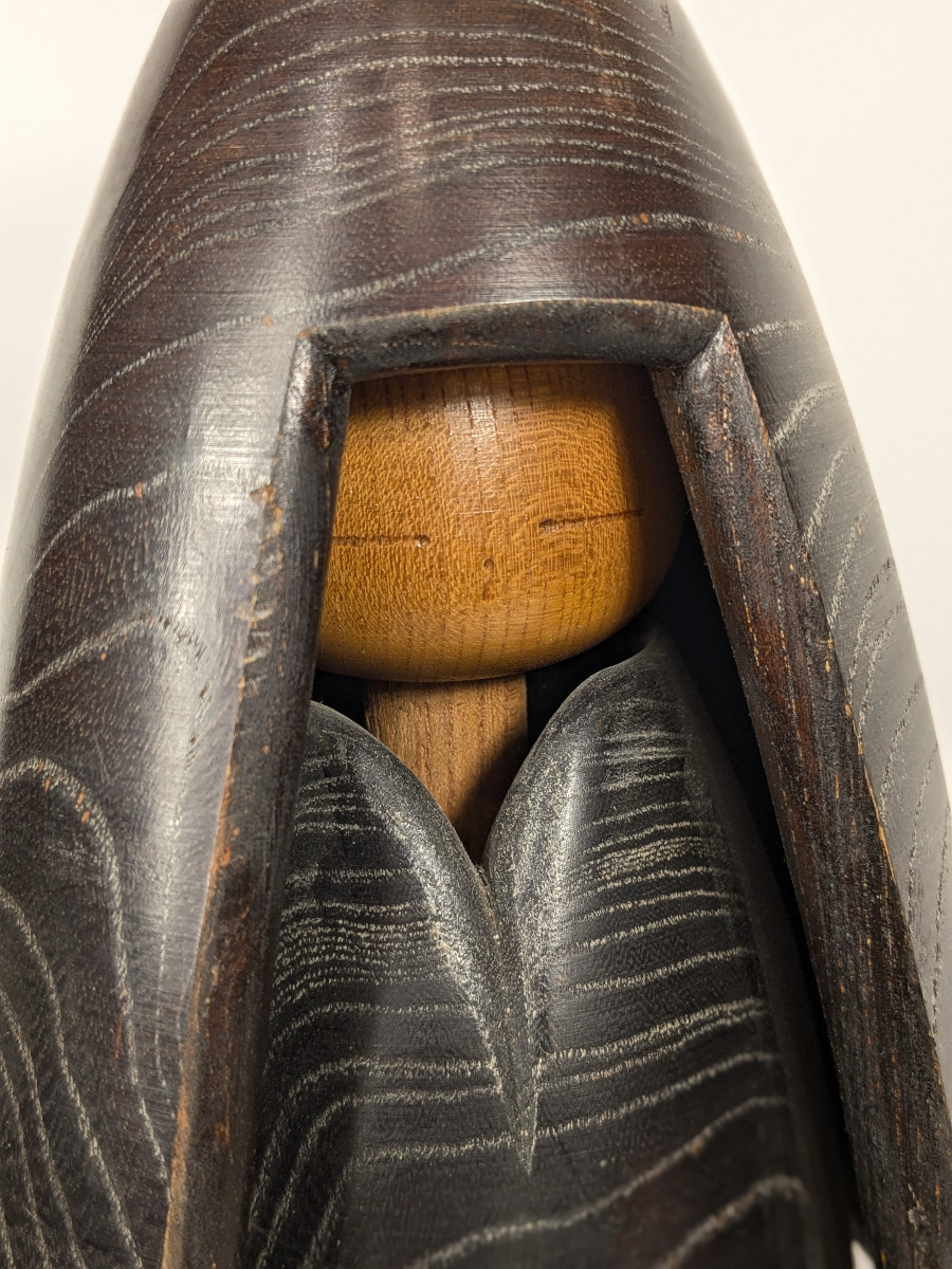 Kokeshi Snow Coat - By Master Shido Shozan ( 1932-95) #71-photo-6