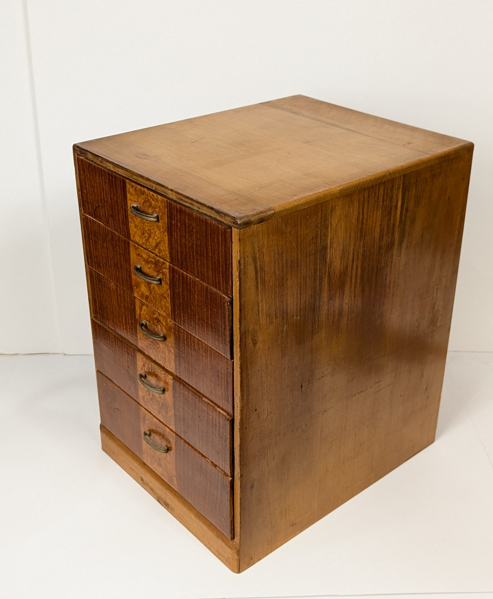 Petit meuble de bureau à poser - Art deco 1930 -50-photo-3