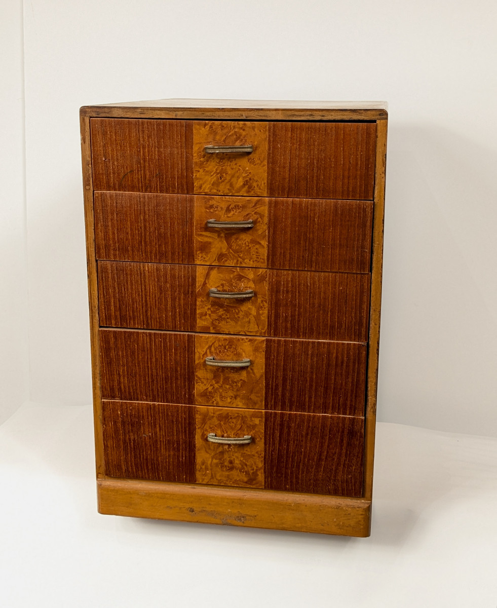 Petit meuble de bureau à poser - Art deco 1930 -50-photo-6