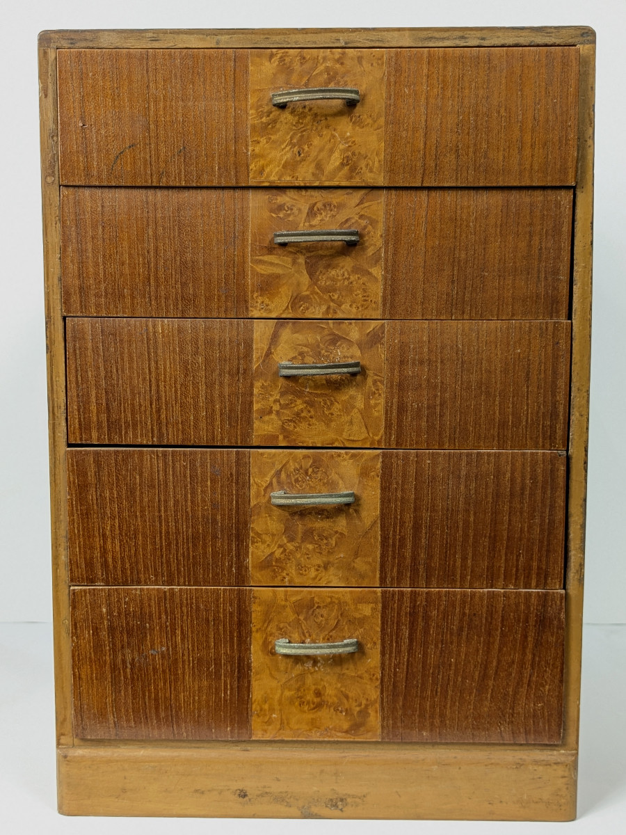 Petit meuble de bureau à poser - Art deco 1930 -50-photo-7