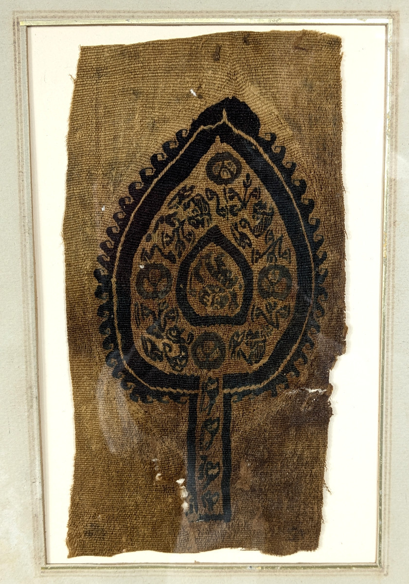 Fragment Of Coptic Cloth 5th-7th Century-photo-2