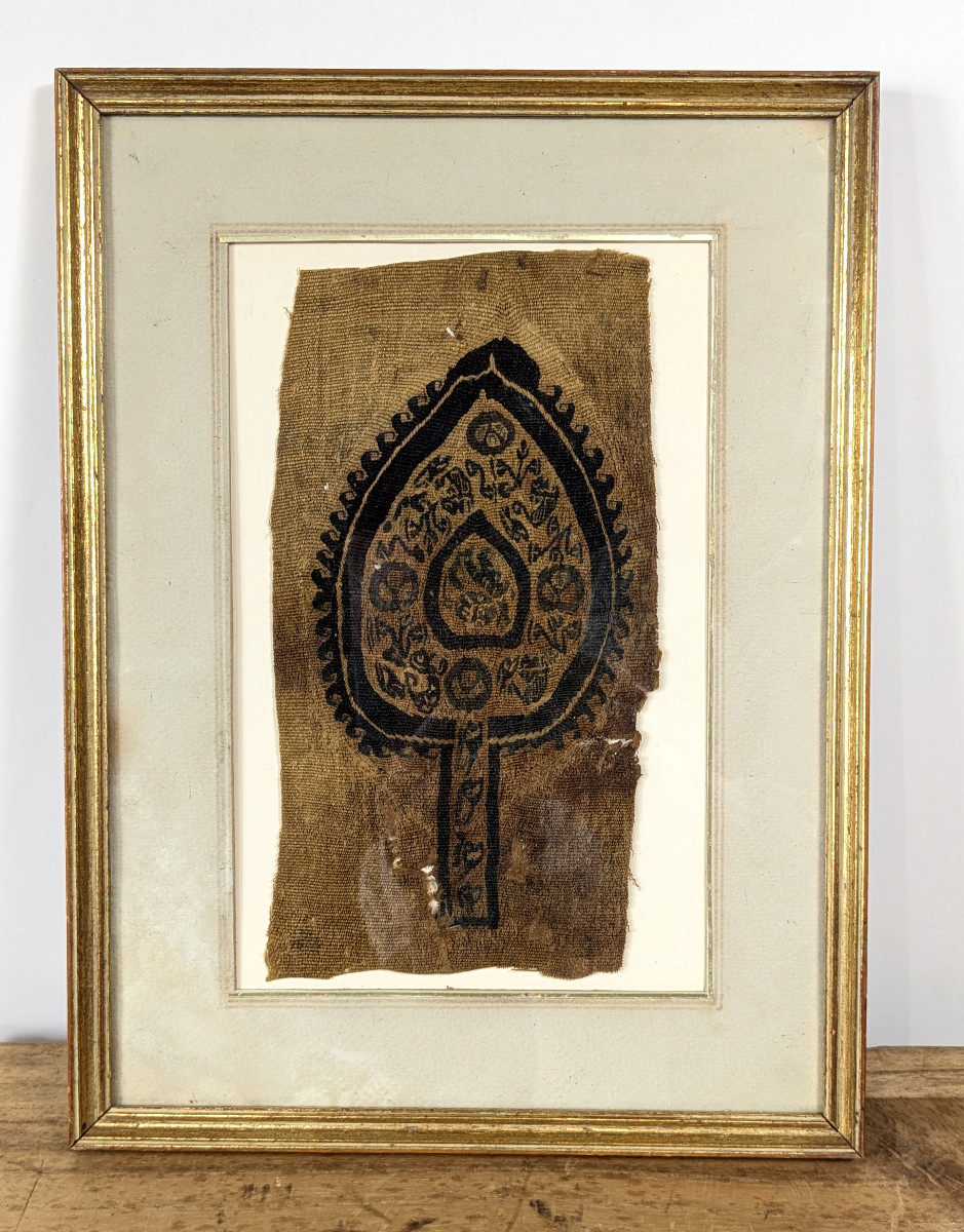 Fragment Of Coptic Cloth 5th-7th Century