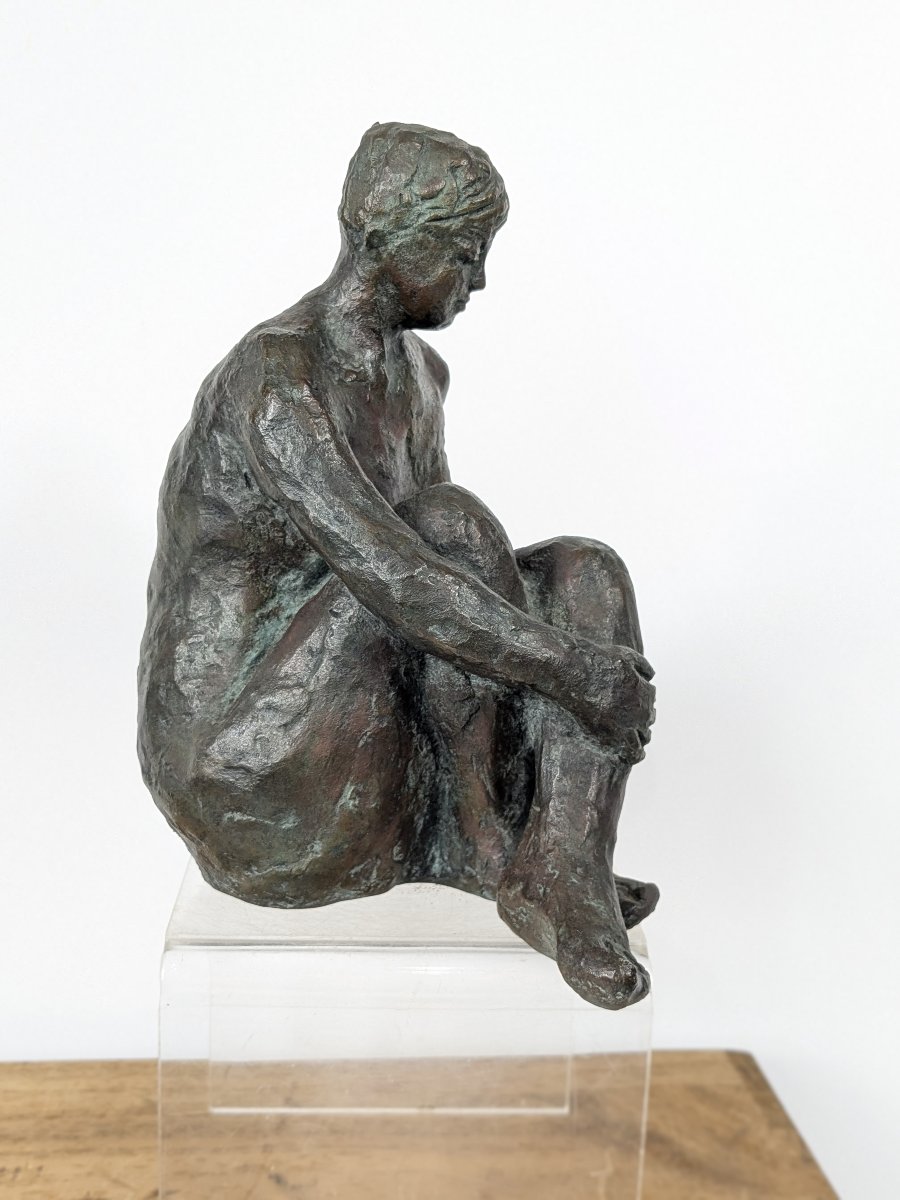 Small Nude Sketch. Bronze By Takashi Sugimura #48-photo-2