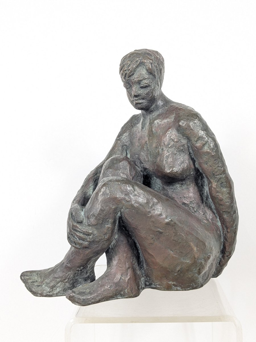 Small Nude Sketch. Bronze By Takashi Sugimura #48-photo-3