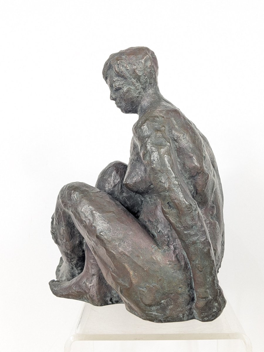 Small Nude Sketch. Bronze By Takashi Sugimura #48-photo-4