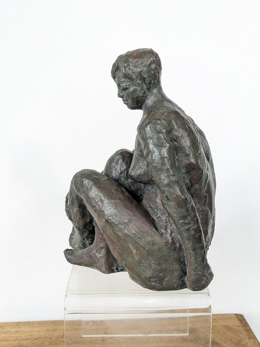 Small Nude Sketch. Bronze By Takashi Sugimura #48-photo-5