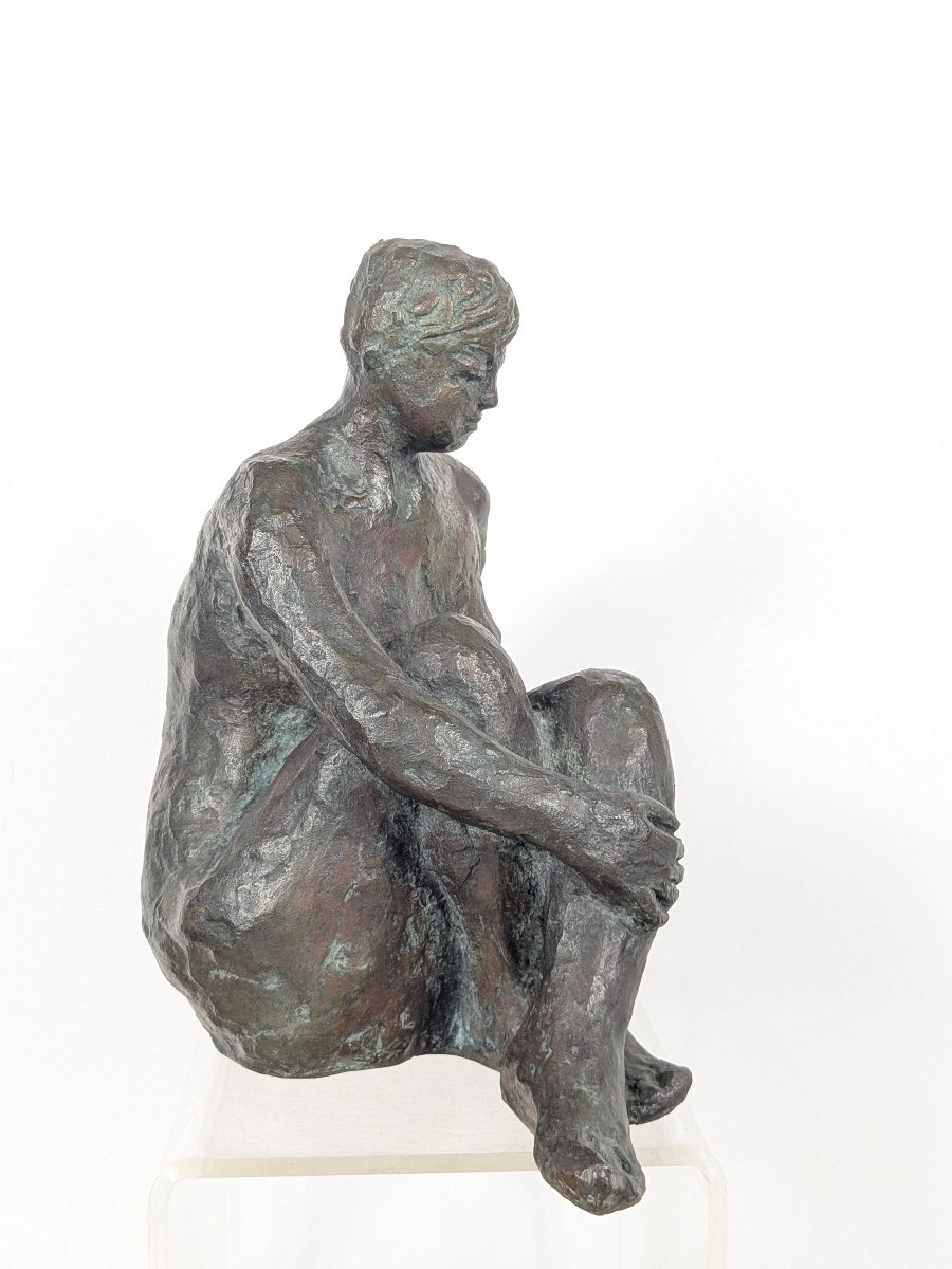 Small Nude Sketch. Bronze By Takashi Sugimura #48-photo-6
