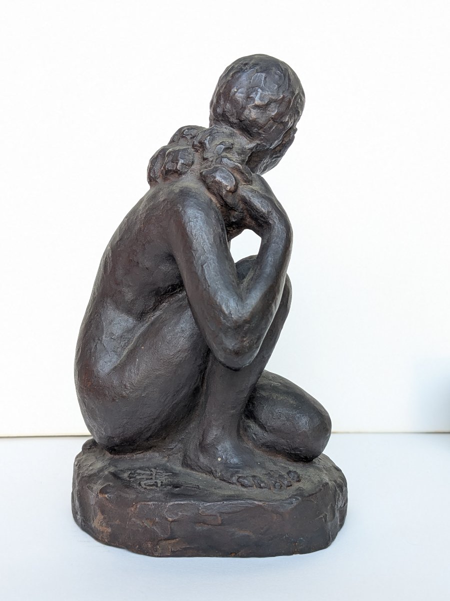 Nude With A Basket Of Fruit - Bronze, Circa 1950 #107-photo-4
